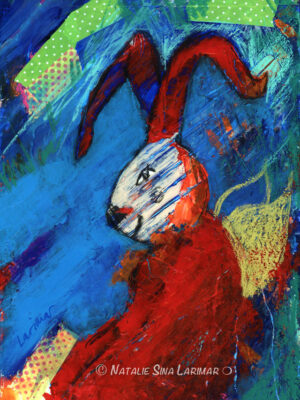 Artwork title: Angelic Bunny of Mother Earth